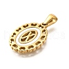 Golden 304 Stainless Steel Pendants STAS-K300-02G-X-2