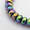 Electroplate Non-magnetic Synthetic Hematite Beads Strands G-J208E-M-3