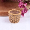 Mini Resin Bamboo Basket PW-WG88609-01-2