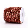 Iron Rhinestone Cup Chains CH-T006-04G-10-2
