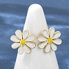 Brass Cuff Rings for Women RJEW-C129-01G-2
