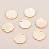 Brass Pendants KK-BC0003-83G-5