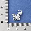 925 Sterling Silver Hollow Butterfly Charms STER-R012-09S-3