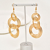 Fashionable Vintage Geometric Multi-layer Metal Circle Dangle Earrings JR8060-1