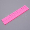 Zipper Shape Fondant Molds DIY-WH0210-18-1