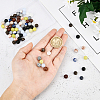  90Pcs 9 Style Natural Mixed Gemstone Round Beads G-NB0003-06-3