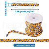 4 Rolls 4 Colors Flat Polyester Elastic Cord EC-TA0001-05-8
