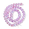 Synthetic Moonstone Beads Strands G-E573-02B-20-3