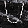 Stainless Steel Cuban Link Chains Necklaces PW-WGE1B56-01-2