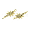 Brass Micro Pave Cubic Zirconia Pendants KK-E068-VB450-3