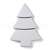 Christmas Tree Shaped Plastic Snack Dried Tray Box DJEW-Q003-01A-3