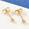 Ion Plating(IP) 304 Stainless Steel Stud Earrings EJEW-L215-57A-G-3