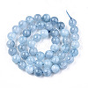 Natural Quartz Beads Strands X-G-T129-14-2