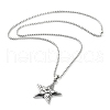 Tibetan Style Alloy Pendant Necklaces NJEW-P284-05AS-2