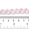 Electroplate Glass Beads Strands EGLA-B006-04A-FR02-4