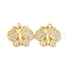 Brass Micro Pave Cubic Zirconia Pendants KK-H441-21G-3