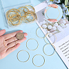 SOFPLATE 60Pcs Brass Linking Rings KK-SP0002-13B-3