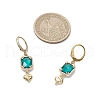 Glass Leverback Earrings EJEW-JE06397-02-3