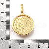 Brass Micro Pave Cubic Zirconia & Enamel Pendants KK-R222-11G-02-3