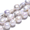 Natural Baroque Pearl Keshi Pearl Beads Strands PEAR-S019-02E-3