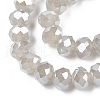 Electroplate Glass Beads Strands EGLA-A034-J8mm-A15-2