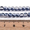 Baking Painted Transparent Glass Beads Strands DGLA-N011-4mm-08-4
