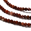 Natural Red Jasper Beads Strands G-RM2025-38-3mm-4