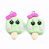 Handmade Polymer Clay Charms CLAY-T016-63B-1