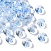 Baking Painted Transparent Glass Beads DGLA-S116-01I-1