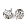 Brass Micro Pave Cubic Zirconia Pendants KK-A257-12B-P-2