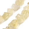 Natural Lemon Quartz Beads Strands G-S386-C17-2