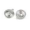 304 Stainless Steel Pendants STAS-D363-02P-2
