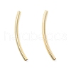 Rack Plating Brass Tube Beads KK-L155-44G-1