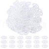 CHGCRAFT 100Pcs Plastic Connector Charms KY-CA0001-58A-7
