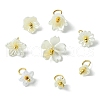 80Pcs 8 Styles ABS Plastic Imitation Pearl Pendants KY-CJ0001-95-6