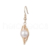 Mother's Day Jewellery Natural Pearl Pendant Necklace & Dangle Earrings X-SJEW-JS01276-2