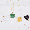 HOBBIESAY 24Pcs 6 Style Spray Painted Glass Pendants GLAA-HY0001-07-3