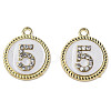 Alloy Enamel Pendants ENAM-N059-11-2