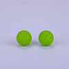 Round Silicone Focal Beads SI-JX0046A-133-2