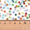 Transparent Colours Rainbow Glass Seed Beads SEED-N007-08-4