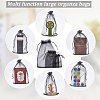 SOFPLATE 100pcs 3 Styles Large Organza Pouches Portable Shoes Bag Travel Storage Drawstring Bags OP-SP0001-04-6