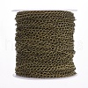 Brass Twisted Chains CHC-Q001-5x4mm-AB-3
