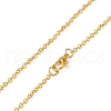 Sublimation Blank Aluminum Pendant Necklace NJEW-E020-03G-03-5