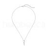 Anti-Tarnish 925 Sterling Silver Pendant Necklaces NJEW-L179-10P-3