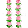 Transparent Glass Beads Strands GLAA-B021-04H-1