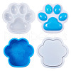 Paw Print DIY Footprint Storage Box & Lid Silicone Molds Set SIMO-TAC0006-03B-10
