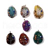 Natural Agate Big Pendants G-H274-06R-1