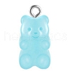 Transparent Resin Pendants HJEW-TAC0007-02E-2