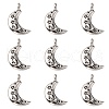Tibetan Style Alloy Pendants X-TIBEP-S299-27AS-RS-1