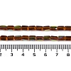 Electroplate Glass Beads Strands GLAA-Q101-02A-AB01-4
